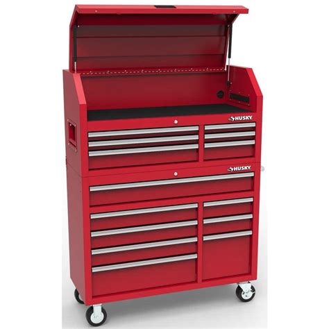 husky red metal tool box|tool chest box cabinet husky.